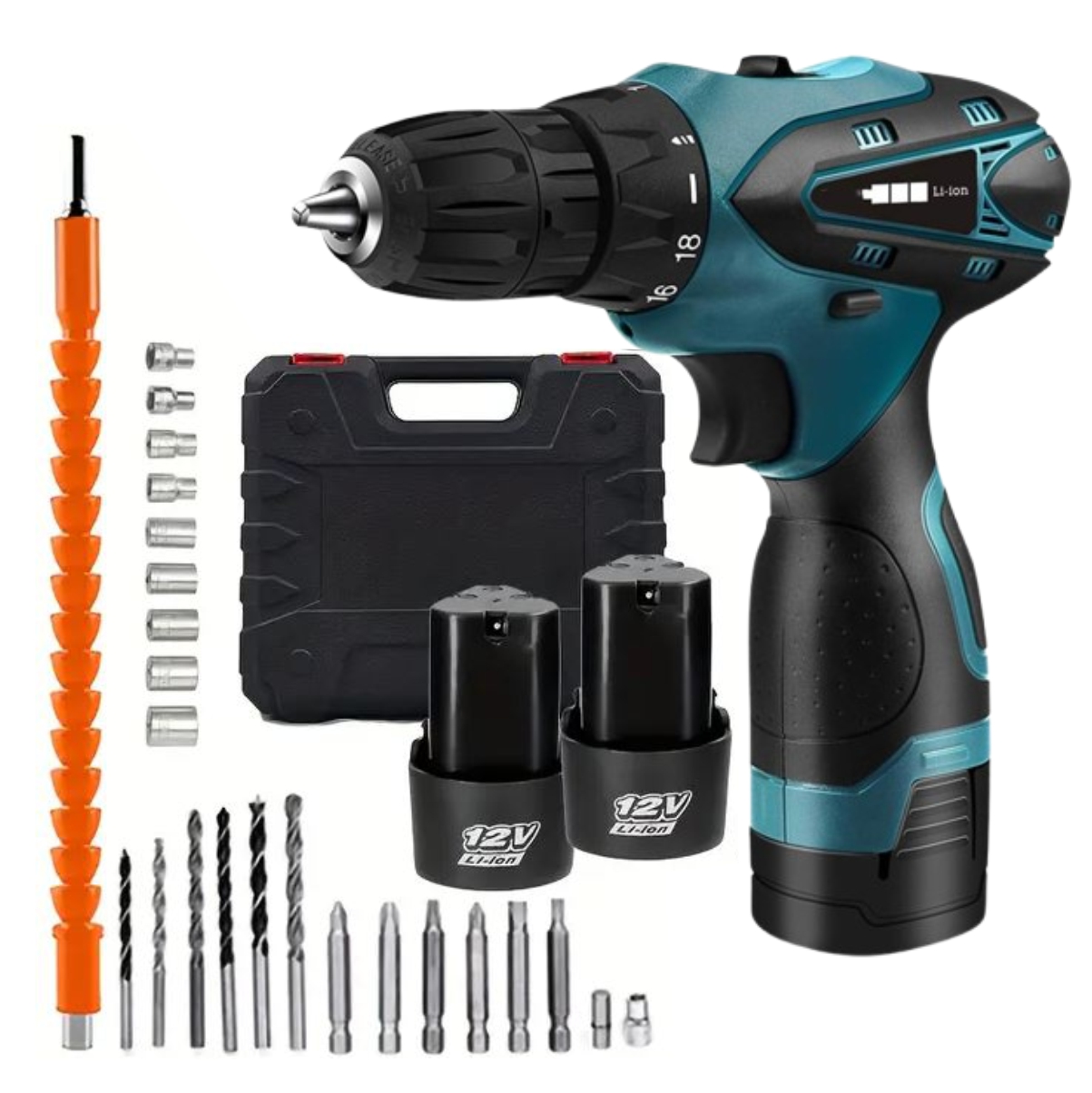 Miniatura 6 de Taladro inalámbrico de mano 2 Bateria